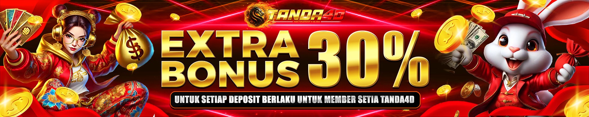 TANDA4D EXTRA BONUS 30%